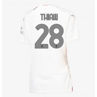 AC Milan Malick Thiaw #28 Vonkajší Ženy futbalový dres 2023-24 Krátky Rukáv